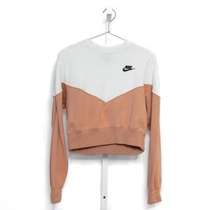 Nike Heritage Crop Crew Sweatshirt